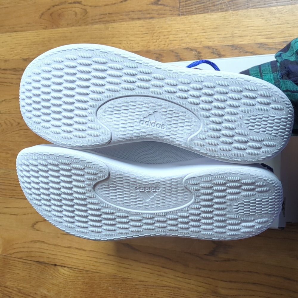 NIB FARM Rio Cloudfoam Pure SPW Shoe Adidas Collaboration Women's Size 9 White - Picture 9 of 14